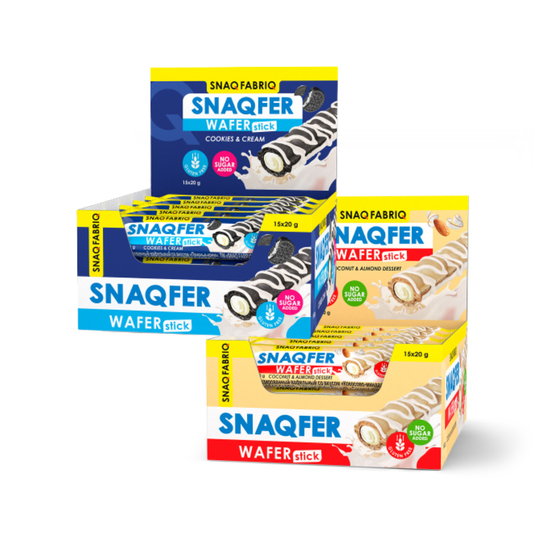 Вафли с начинкой Snaq Fabriq Snaqfer stick 20г-2 Вафли с начинкой Snaq Fabriq Snaqfer stick 20г-2