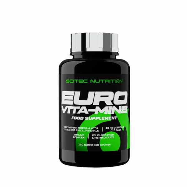 Комплекс витаминов и минералов Scitec Euro Vita-Mins 120 tab