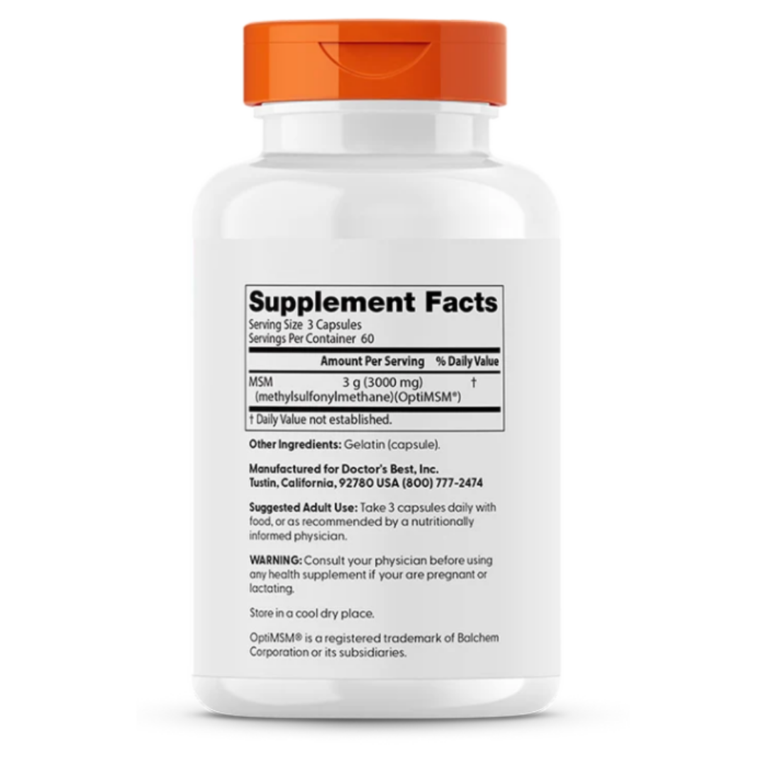 Метилсульфонилметан сера Doctor’s Best MSM 1000 mg (1) Метилсульфонилметан сера Doctor’s Best MSM 1000 mg (1)