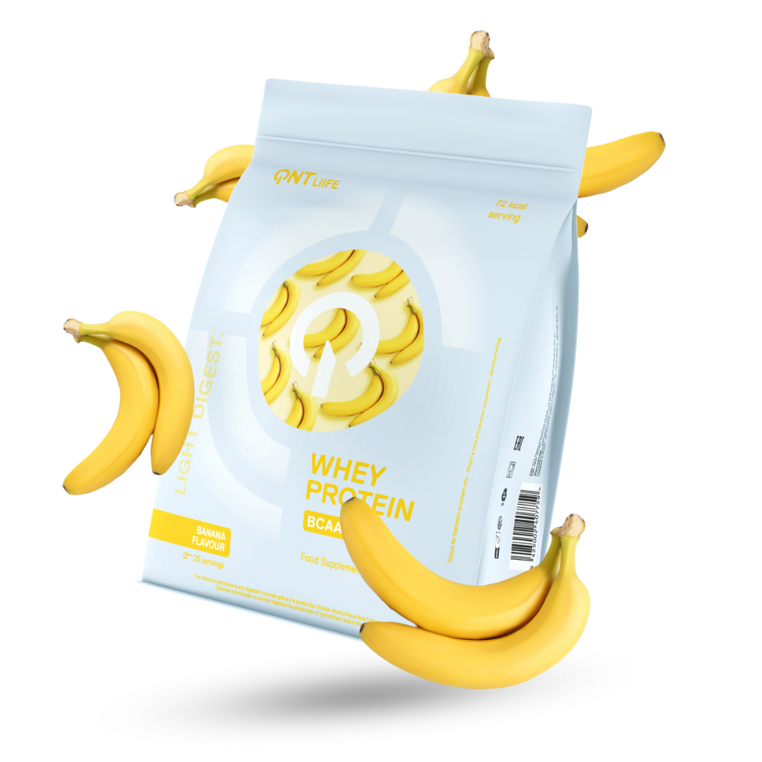 _протеин QNT Light Digest Whey Protein banana сывороточный протеин QNT Light Digest Whey Protein banana