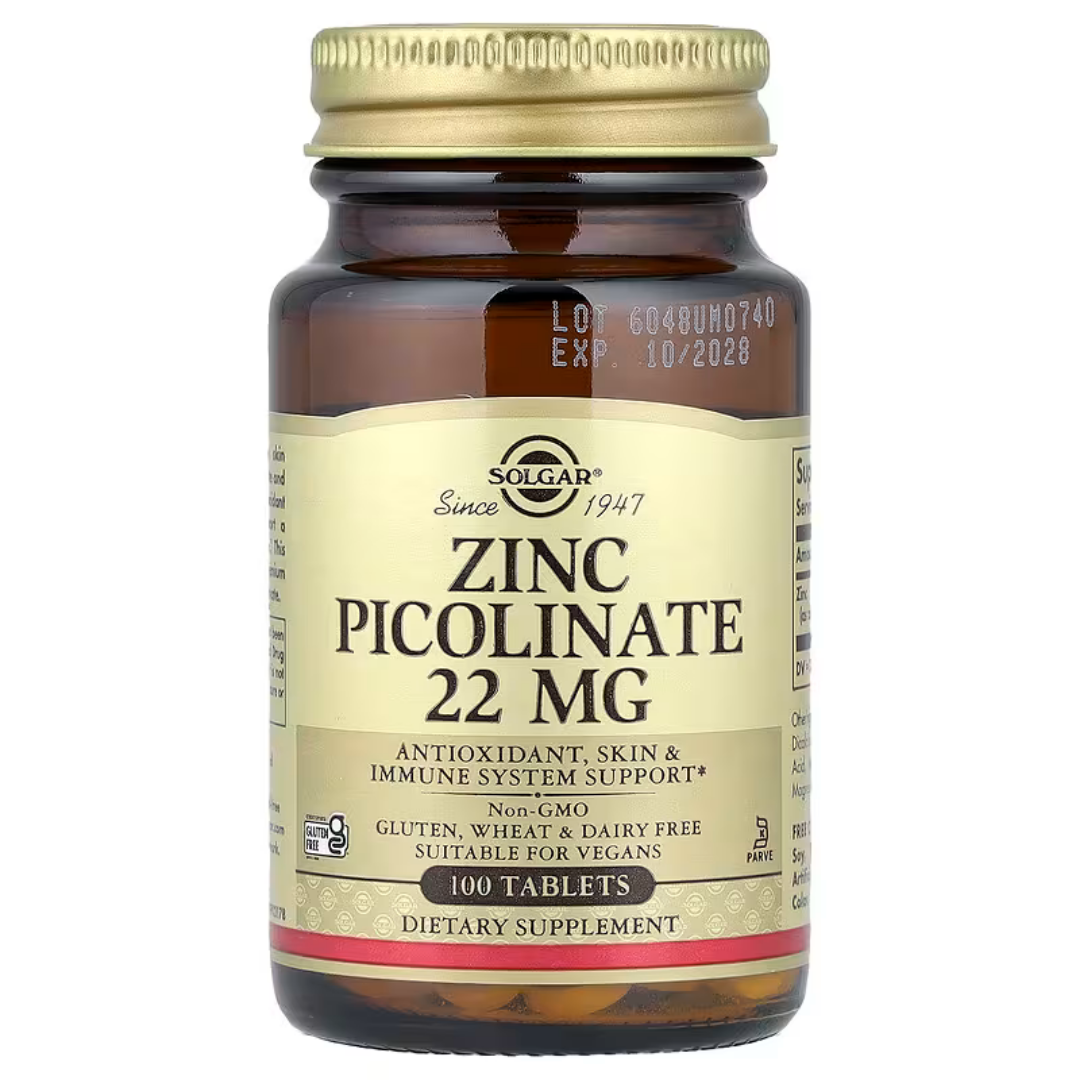 Пиколинат цинка Solgar Zinc Picolinate 22mg Пиколинат цинка | Solgar Zinc Picolinate 22mg