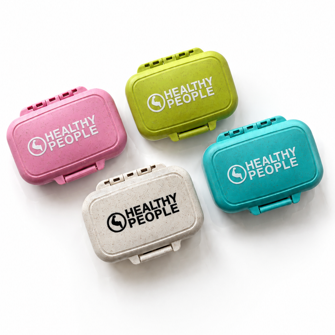 Мини-аптечка из пшеничной соломы | Healthy People Pill box Мини-аптечка из пшеничной соломы | Healthy People Pill box