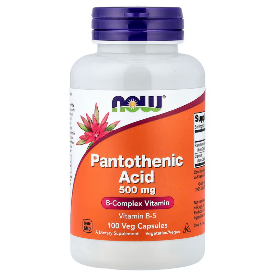 Пантотеновая кислота Now Foods Pantothenic acid 500 mg Пантотеновая кислота Now Foods Pantothenic acid 500 mg
