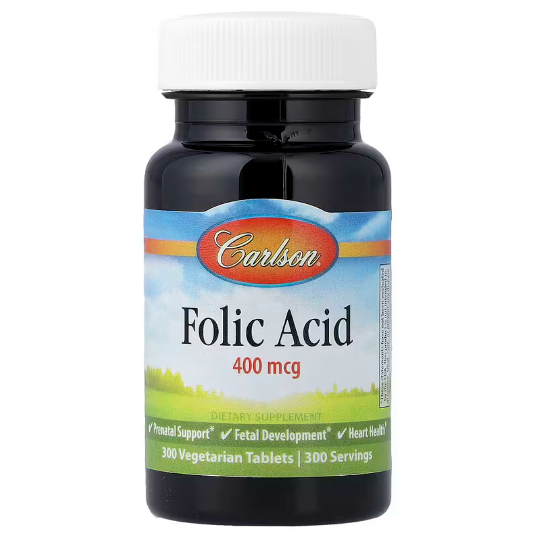 Фолиевая кислота Carlson Folic acid 400mcg Carlson Folic acid 400mcg